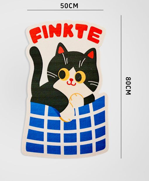 Wall-Mounted Cat Scratching Board – Wear-Resistant, Non-Shedding Vertical Sticker-Style Interactive Cat Toy