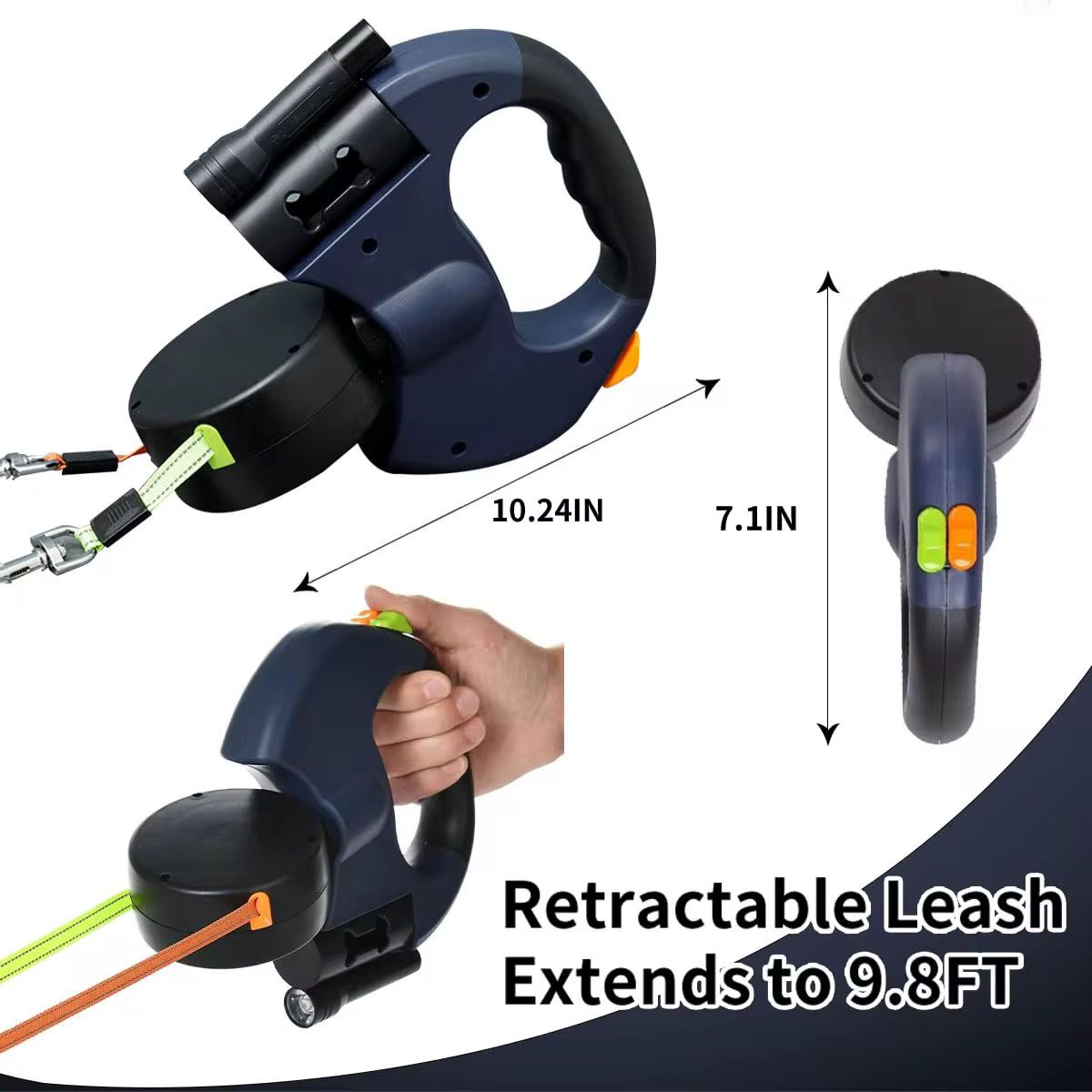 Dual Retractable Dog Leash