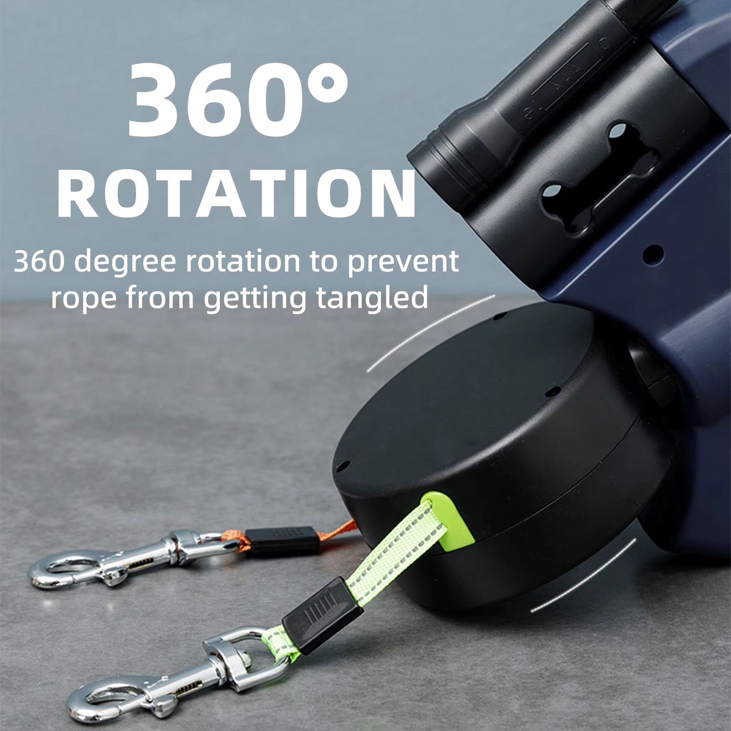 Dual Retractable Dog Leash