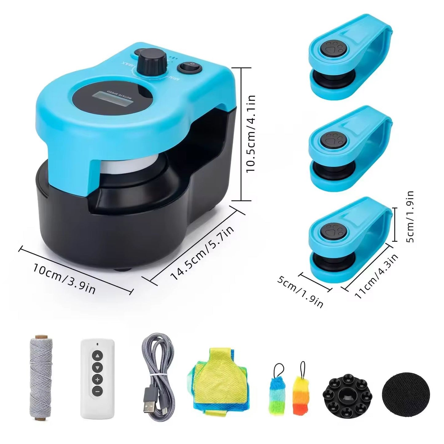 Interactive Luxury Remote-Control Pet Toy | Rechargeable Eco-Friendly Running Cat & Dog Toy