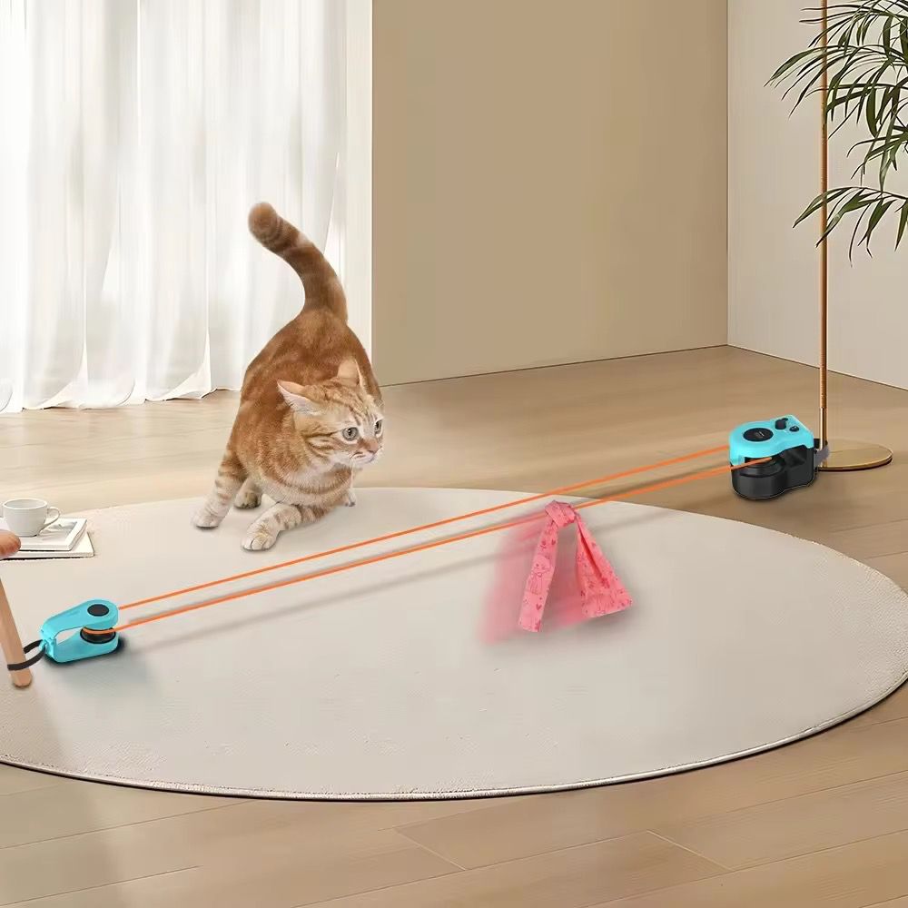 Interactive Luxury Remote-Control Pet Toy | Rechargeable Eco-Friendly Running Cat & Dog Toy