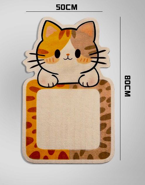 Wall-Mounted Cat Scratching Board – Wear-Resistant, Non-Shedding Vertical Sticker-Style Interactive Cat Toy