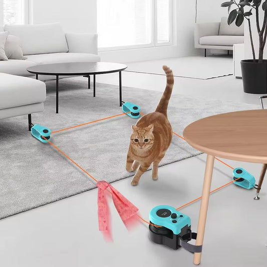 Interactive Luxury Remote-Control Pet Toy | Rechargeable Eco-Friendly Running Cat & Dog Toy