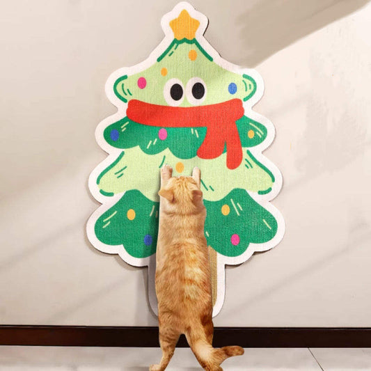 Wall-Mounted Cat Scratching Board – Wear-Resistant, Non-Shedding Vertical Sticker-Style Interactive Cat Toy