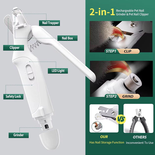 Pet Nail Grinder & Clipper