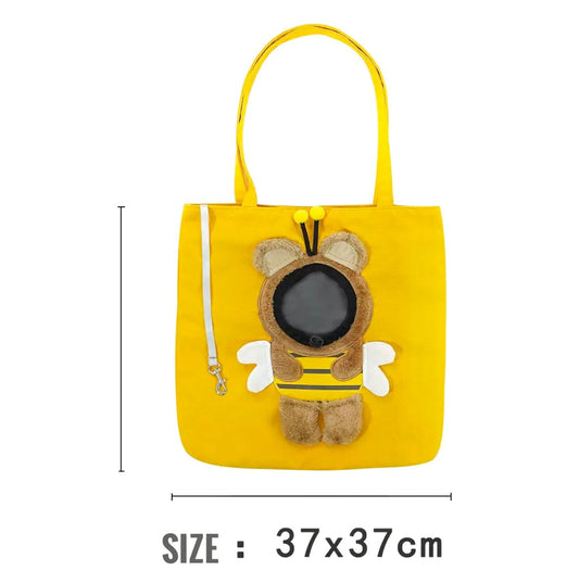 Adorable Cat Plush Tote Bag – 6 Variants, Multi-Color Options